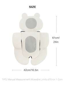 1 件超柔软婴儿车座椅垫，适合婴儿高脚椅、婴儿背带，四季皆宜 - 彩色 - 查看 10