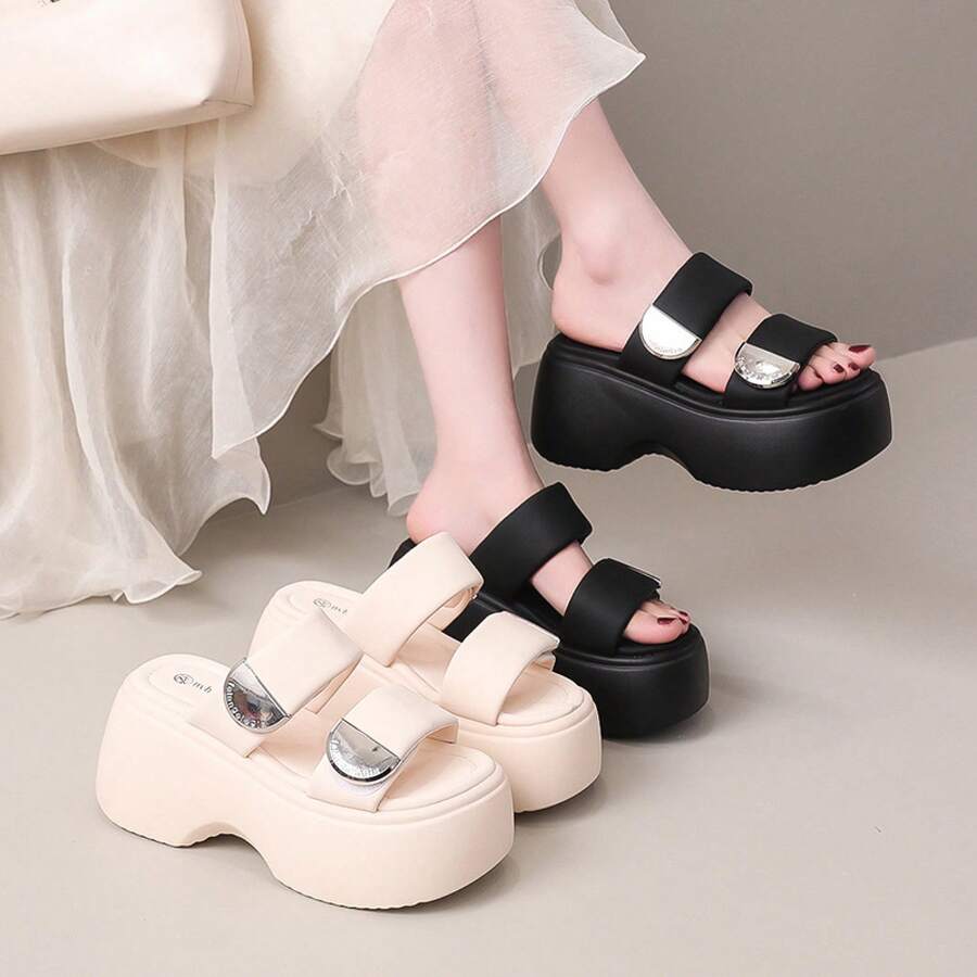 Women Platforms & Wedge Sandals - Negro - Ver 1