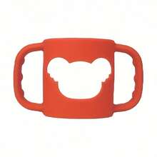 Agarre de botella de silicona con patrón de dibujos animados, accesorio de botella suave y flexible adecuado para la mayoría de botellas de cuello - Multicolor - Ver 11