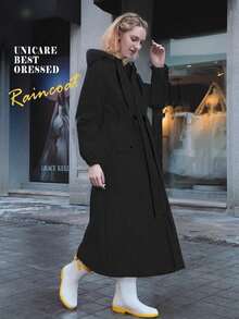 Hochwertige Mode-Regenmantel, verstärkter Regenmantel, wasserdicht und windundurchlässig, Regenjacke für Frauen, multifunktionaler Regenmantel für Outdoor-Aktivitäten, Regen-Outfit, Regenjacke für Radfahren, Reisen, Klettern, Wasserdichter Regenmantel für Erwachsene, Reise-Mode-Regenmäntel, tragbarer verstärkter Regenponcho, Regenkleidung