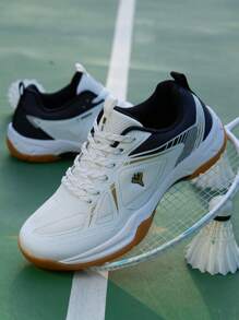 2025 neue Badminton-Schuhe für Herren, weiche Sohle, atmungsaktiv, stoßabsorbierend, verschleißfest, rutschfest, Sportschuhe für Wettkämpfe und Training