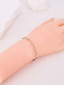 One Vintage Bohemian Style Daisy Design Simple Girl High-End Fresh New Fashionable Personalized Bracelet Jewelry, Ideal For Ladies For Daily Wear Or As A Gift