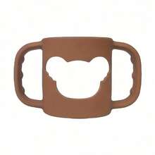 Agarre de botella de silicona con patrón de dibujos animados, accesorio de botella suave y flexible adecuado para la mayoría de botellas de cuello - Multicolor - Ver 17