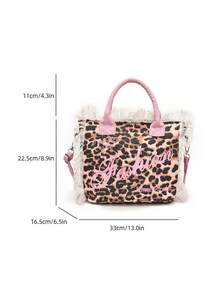 2025 Fashionable Casual Canvas Wide Strap Shoulder Crossbody Handbag - Pink - View 10