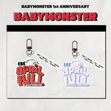 1 pieza Llavero con colgante acrílico estilo Kpop, regalo de cumpleaños para la novia - Multicolor - Ver 13