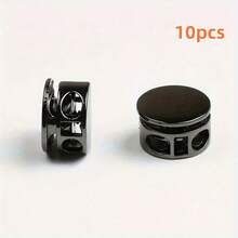 5件/10件可调节金属弹簧按扣 - 圆形绳扣，适用于夹克/连帽衫/裤子 - 彩色 - 查看 18