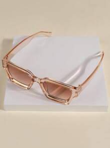 1 pieza/2 piezas/3 piezas/10 piezas Gafas con marco cuadrado grueso, gafas de moda rectangulares gruesas unisex para fotografía callejera, bares, clubes, festivales de música, decorativas, adecuadas para todos los tipos de rostro