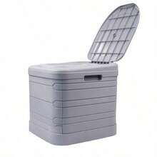 24L PORTABLE FOLDING CAMPING TOILET COMPACT POTTY LOO CARAVAN PICNIC FISHING - Default - View 7