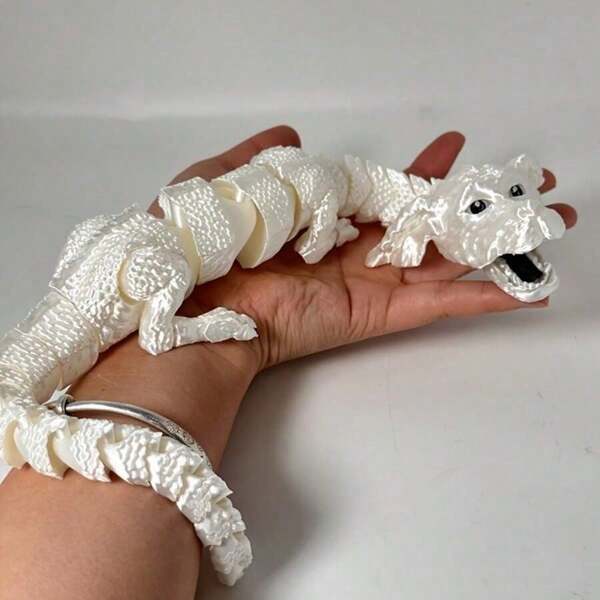 1pc Creative 3D Printing Home Decoration Dragon Decoration, A Lucky Dragon Model Suitable For Various Room Decoration Sculptures, Lucky Dragons, Dogs, Dragons, Exquisite Desktop Ornaments, Home Dormitory Office Ornaments