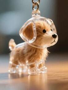 1 pieza Llavero con pelo de mascota, colgante lindo, accesorio, colección cápsula, animal de dibujos animados creativo, accesorio de mochila de plástico ABS para la escuela, accesorios de coche, accesorios góticos Y2K, accesorios de bolso, cordones con soporte para identificación, accesorios de coche, encantos de bolso - Multicolor - Ver 11