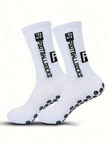 5 Pairs/10 Pairs Of FS Letter Men's Mid Tube Socks, Breathable And Comfortable, Non Slip Casual Socks, Simple And Fashionable Sports Socks, Suitable For Outdoor Sports All Year Round Wearing - Multicolor - View 17