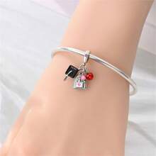 New Silver-Plated Cartoon Charm Pendant, Suitable For Original DIY Bracelets, Fashionable Jewelry Gift For Women - Multicolor - View 3