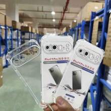 1 Pixel Air Cushion Shock-Proof Transparent Phone Case, Suitable For IPhone 10/10Pro/ Pro XL, Phone Protective Cover, Phone Case, Shock-Proof Phone Case, Transparent Phone Case - Clear - View 7