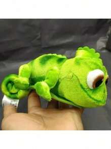Disney 1 pieza Muñeco de peluche de 15cm del camaleón Pascal, juguete de anime con base magnética (estilos aleatorios)