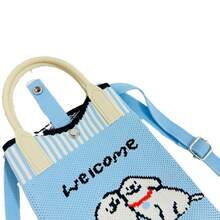 Women Shoulder Bags - 咖色拉長狗(手機包) - 查看 7