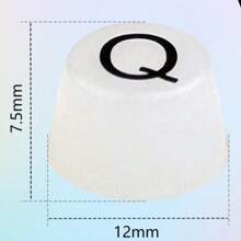 64 件长指甲打字小工具,美甲打字贴纸,有两种款式可供选择,一种是透明硅胶键帽 3D 贴纸,不影响键盘字母的可见度,清晰舒适地保护长指甲,另一种是清晰耐磨的字母,磨砂防滑,2 个额外的 DIY 空白键,可重复使用的 3D 贴纸,适用于笔记本电脑笔记本电脑台式机的打字和游戏,办公室必备 - 彩色 - 查看 10