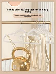 20 cái/10 cái Móc treo quần áo nhung nhiều màu chống trượt Móc treo quần áo nhung Móc treo quần áo dễ thương Móc treo quần áo tiết kiệm không gian tủ quần áo Móc treo quần áo thiết yếu cho gia đình Kẹp quần áo - Nhiều màu - Xem 5