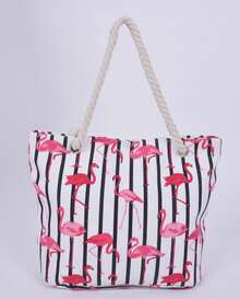 Women Shoulder Bags - 藍底紅鶴 - 查看 2