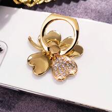360° Rotating Crystal Glitter Phone Ring Holder, Anti-Slip Grip, Universal For All Smartphones, Selfie Video Accessory - Multicolor - View 21