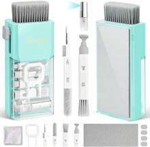 Kit de limpieza de teclado con pantalla de computadora portátil, herramienta de lavado electrónica todo en 1 para MacBook iPad Pro, teléfono celular, cepillo para tableta, computadora, monitor de PC, lente de cámara de TV con patente, 9600826 - Azul - Ver 1