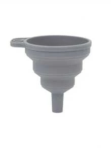 1pc Car Engine Oil Funnel, Car Universal Silicone Liquid Funnel, Foldable Portable Car Oil Change Funnel, Telescopic Long Neck Liquid Funnel