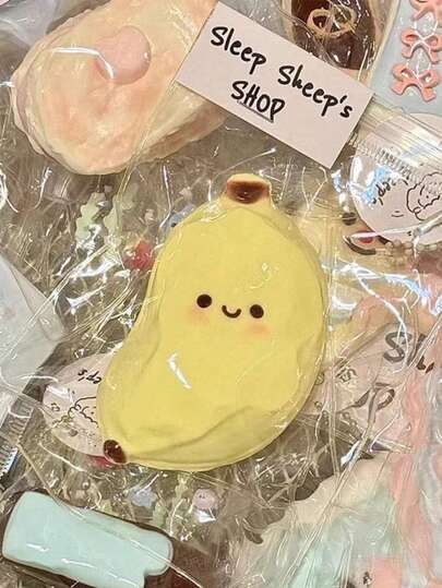 1/6 piezas Juguete Apretable de Plátano - Kawaii de Lenta Subida, Juguete Apretable para Aliviar el Estrés para Niños y Adultos | Diversión Aliviadora de Estrés, Recuerdo de Fiesta, Relleno de Bolsa de Regalo, Regalo de Fiesta o Cumpleaños, Juguetes para Niños y Niñas, Juguete Apretable de Fruta Simulada, Juguete Apretable, Juguete Fidget, Taba Apretable, Comida Simulada para Niños, Regalos para Niños, Juguetes para Niños, Juguetes Sensoriales, Recuerdos de Fiesta para Niños, Juegos para Niñas, Juguetes de Alivio de Estrés de Oficina, Recuerdos de Fiesta de Cumpleaños, Regalos Divertidos