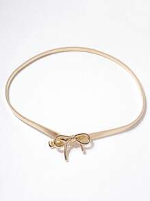 1 女孩百搭蝴蝶结松紧腰封小狗保持回到学校