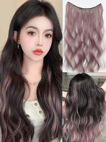 4片/套 多色卷发接发 - 蓬松预卷合成发片，打造自然波浪发型，适合节日、圣诞派对和日常妆容（10多种颜色，1片/包） - 彩色 - 查看 20