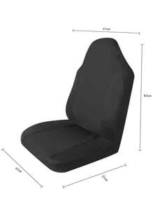 1pc/2pcs Colorful Splice Front Car Seat Cover, Four Seasons Universal Car Seat Cushion Elastic Mesh Whole Piece Covers, Ultra-Thin Breathable Car Seat Pad