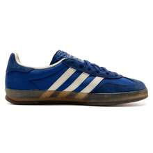 Adidas Originals Women's Casual Low-Top Lace-Up Sneakers GAZELLE INDOOR W, Lightweight Minimalist Everyday Travel Sports Shoes JS1410 - Victory Blue/Dark Indigo/Cream White - View 2