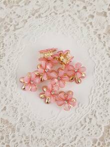 8 件/12 件/套什锦金属水晶花发夹适合日常旅行、聚会、海滩派对以及夏季、秋季和返校季节佩戴假日必备