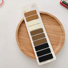 10 chiếc (Ngẫu nhiên) Kẹp tóc vuông mờ đơn giản hình giọt nước dành cho nữ, đa năng dùng hàng ngày, đi học, phụ kiện tóc, kẹp tóc, phụ kiện đội đầu, phụ kiện tóc cho nữ, ghim cài tóc - Nhiều màu - Xem 11