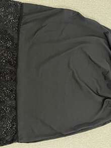 真丝蕾丝边吊带裙、中长衬裙、防走光衬裙