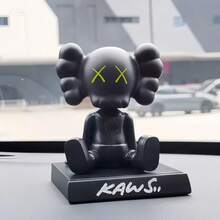1pc KAWS Doll XX Eyes Car Ornaments Bobblehead Ornaments, Cute Cartoon Cos Bobblehead Doll Car Creative Cake Decorations Multiple Colors To Choose From Gifts For Friends - Multicolor - View 3
