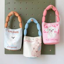 Women Top Handle Bags - Light Blue - View 4