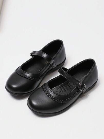 Zapatos planos casuales con decoración de lazo para jóvenes y niños, de estilo de moda simple y versátil, lindos y de nicho, nuevos, para estudiantes, niñas, niños pequeños, niños grandes, hermanas, estilo escolar, mocasines, tacón bajo, Mary Jane, planos