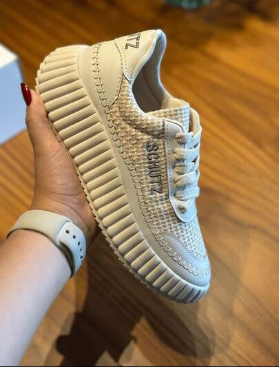 Ténis Feminino Schuttz White Casual Estiloso Confortável Leve Macio