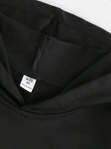 Tween Boys Casual Simple Cool Monkey Print Hoodie Boys Long Sleeve Sweatshirt Autumn And Winter Students - Black - View 6