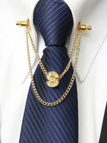 A-Z 26 Letter Collar Stays, Suit Collar Accessories, Formal Collar Stays, Collar Chain, Tie Chain, Men's Fashion Jewelry