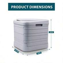 24L PORTABLE FOLDING CAMPING TOILET COMPACT POTTY LOO CARAVAN PICNIC FISHING - Default - View 6