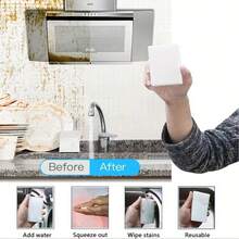 10/20/30 件套魔术刷和海绵套装 - 纳米洗碗、厨房擦拭、擦鞋、清洁和去污魔法，学生返校必备 - 白色 - 查看 8