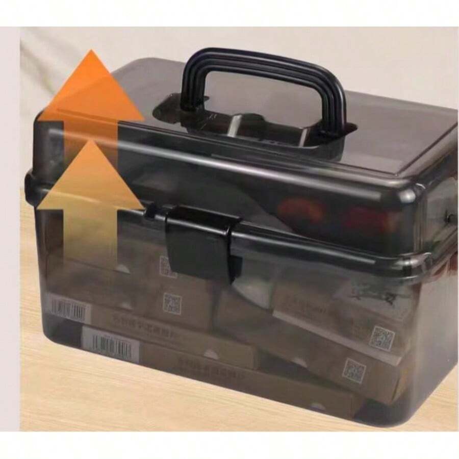 三层储物盒，美术用品工具箱，应急储物箱，用于学校用品，返校