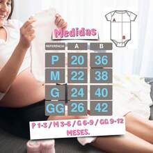 Baby Bodysuit First New Year New Year's Eve Neutral Themed - 白色 - 查看 3