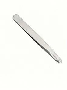 1/2 件专业不锈钢眉毛镊子，精准脱毛 - 适用于面部和内生毛发、碎屑和黑头，不含酒精，男女通用