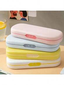 1 件马卡龙文具收纳盒铅笔盒防水磨砂学生铅笔盒男女通用多用途袋笔袋适合所有年龄段、Trousse 双隔层、Trousse、Trouse Scolaire、Pochette Plastique、Trouse Scolaire>Ecol、学校、用于学校用品、返校