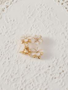 8 件/12 件/套什锦金属水晶花发夹适合日常旅行、聚会、海滩派对以及夏季、秋季和返校季节佩戴假日必备