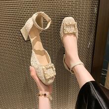Women Heeled Sandals - 米色 - 查看 6