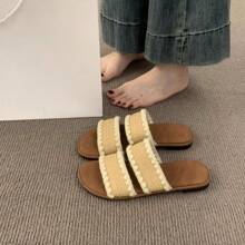 Women Sport Sandals - 杏色交叉款 - 查看 3