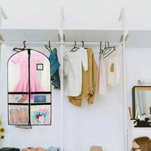 2 przezroczyste torby na ubrania do tańca z 4 kieszeniami, odpowiednie dla tancerzy; 40-calowe torby na stroje taneczne dla dzieci, odpowiednie do podróży i zawodów tanecznych; można w nich wieszać i przechowywać sukienki, mundury itp.; czarne, pyłoszczelne torby wykonane z poliestru; 1 bardzo duża, gruba torba przeciwkurzowa; torba do przechowywania spódniczek do tańca dla dziewcząt - Czarne - Zobacz 12