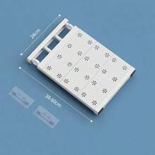 可调节可扩展壁橱隔板架 - 无需钻孔碳钢支撑杆，适用于橱柜、厨房、浴室收纳 - 为租房者和学生提供节省空间的存储解决方案 - 彩色 - 查看 14